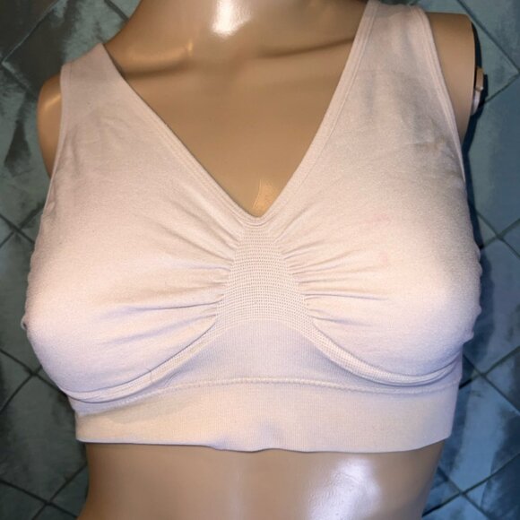 Marilyn‎ Monroe XL Natural Tone Seamless Style #4441-61 Stretch Comfort Bralette - Picture 1 of 5